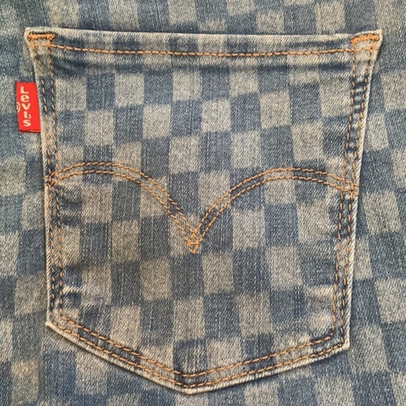 Levi's® 710 Mid Rise Super Skinny Jeans - Picture 7 of 9